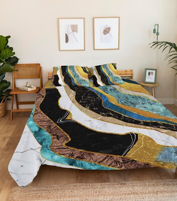 3D Color Texture A1679 Bed Pillowcases Quilt Duvet Cover Set Queen King Amy 23