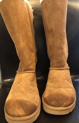ugg bailey bow tall chestnut