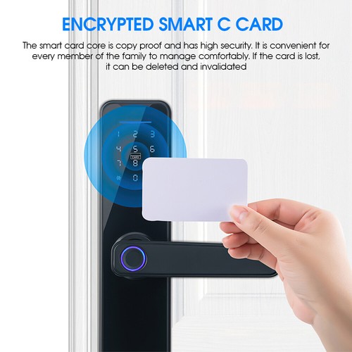 Elektronisches Türschloss Fingerabdruck Smart Türöffner Secuentry Lock Mit App - Bild 12 von 24