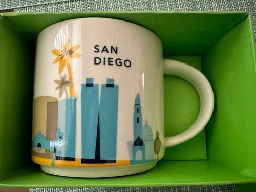 Starbucks You Are Here Collection San Diego 2014 Kaffeetasse 14oz City Tee