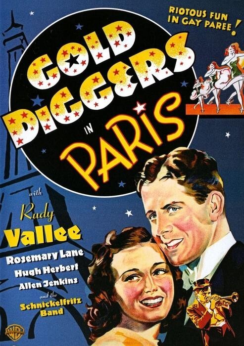 Rudy Vallee in Gold Diggers in Paris DVD Musical Comedy