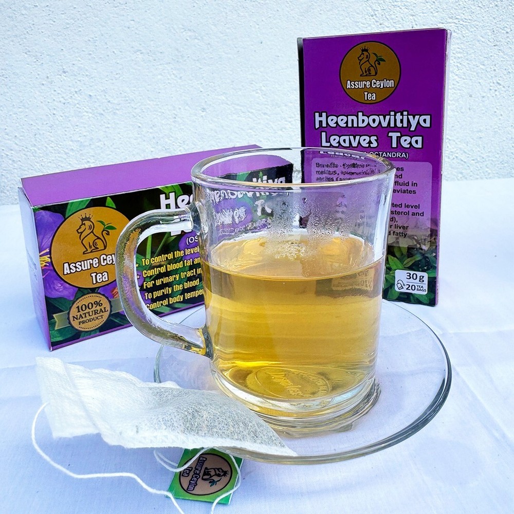 Heenbovitiya Tea Bags Osbeckia Octandra Organic 10 Tea Bags For Liver Health