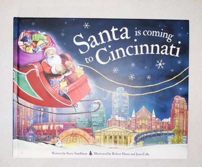 SANTA IS COMING TO CINCINNATI by Smallman Christmas HC Claus 1st Child's NEW