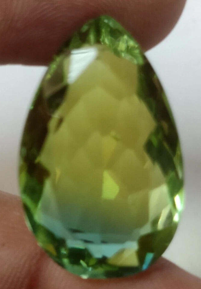AAA+ 34.1 Ct. Large Tourmaline Pear Faceted Cut Loose Gemstone Gift for Birthday - Image 3 of 4