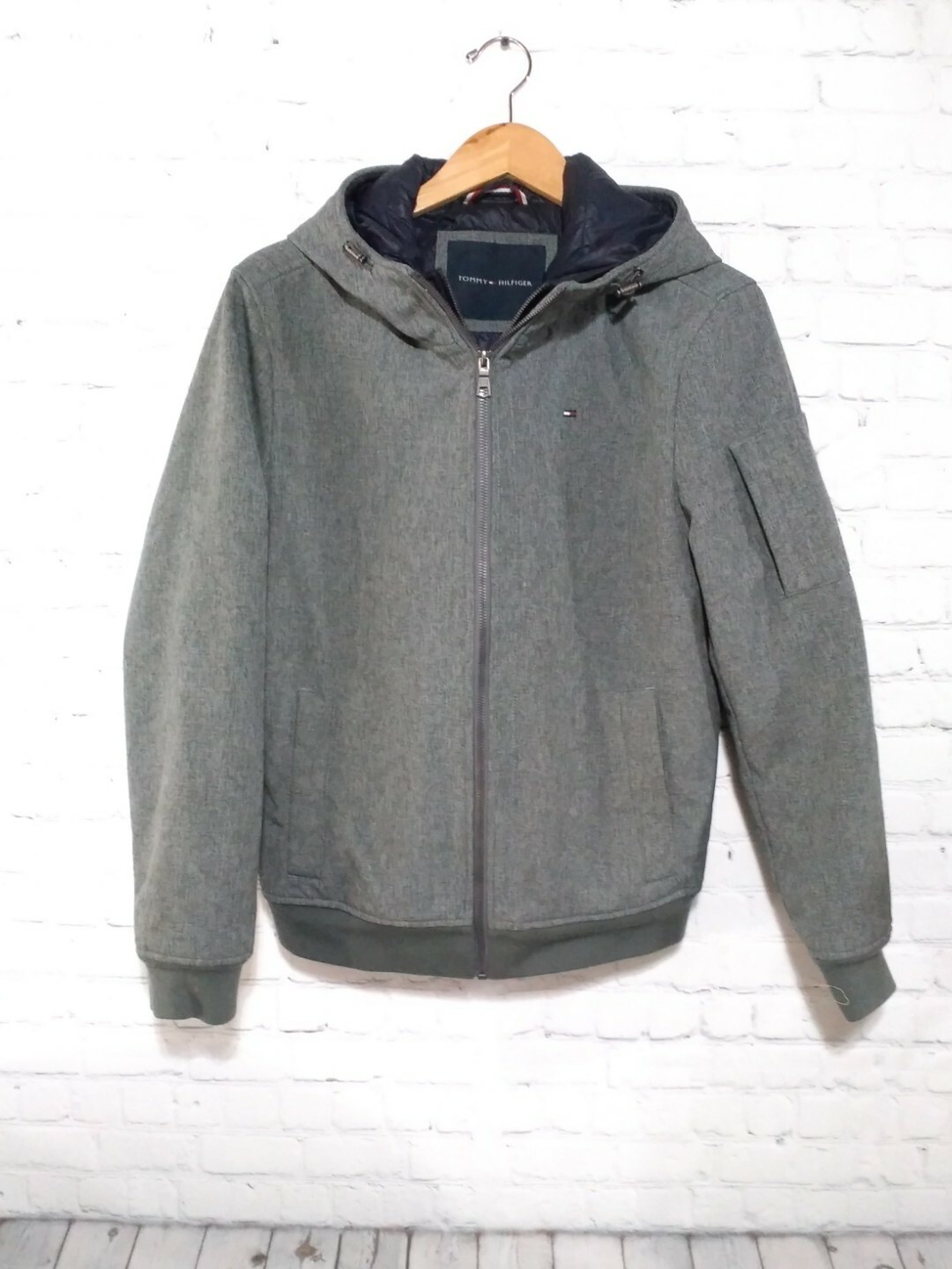 Tommy Hilfiger Gray Hooded Winter 