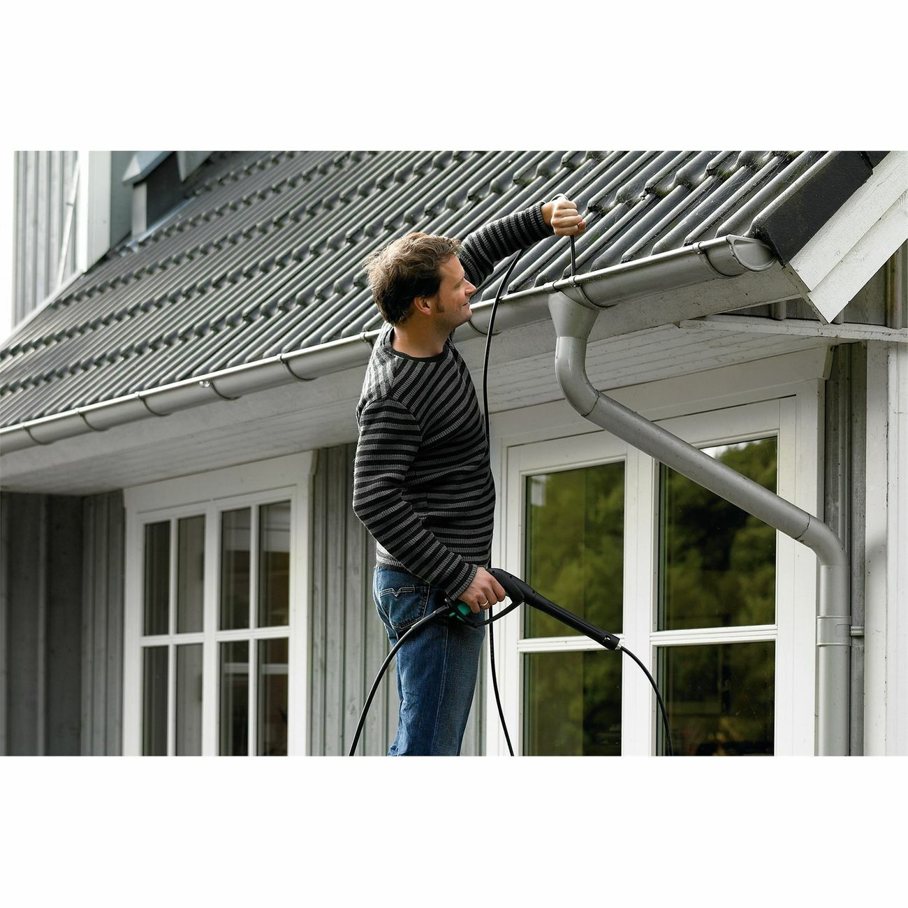 Genuine GERNI Accessory 15m High Pressure Drain Tube Pipe Cleaner Hose