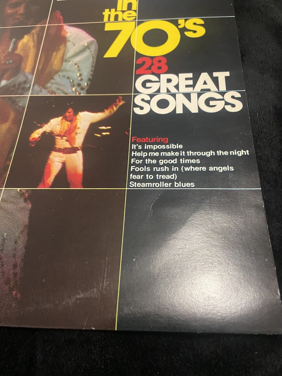 ELVIS In The 70’s 28 Great Songs Vintage Vinyl Double Lp Record 1975 Album 