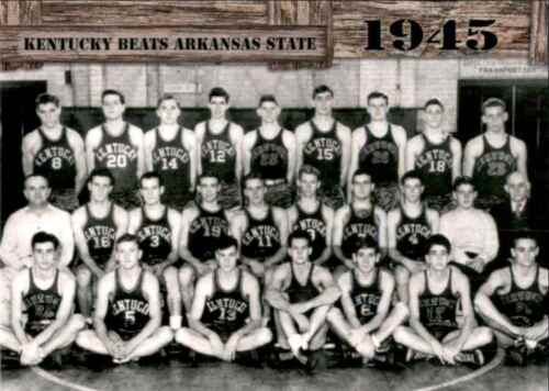 2021 Historic Autographs 1945 The End of the War Kentucky Beats Arkansas State - Picture 1 of 2