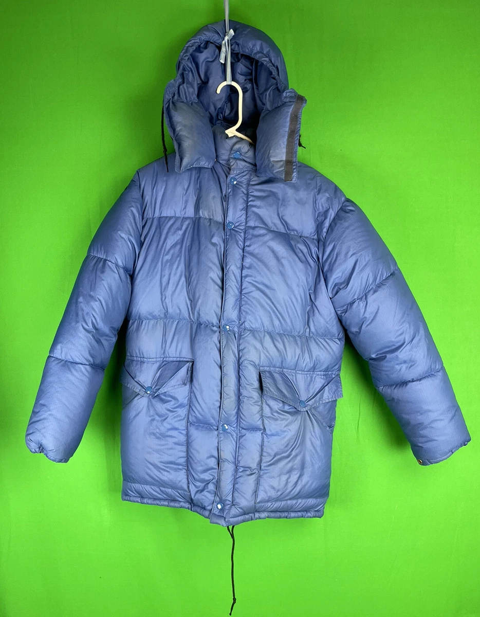 Puffy blue clearance coat