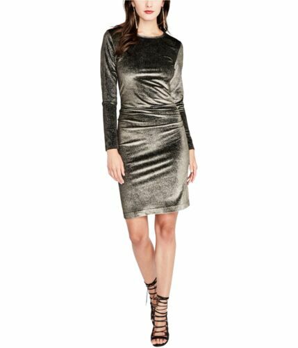 Alexis Joya Dress Gold Lame Medium | eBay Australia