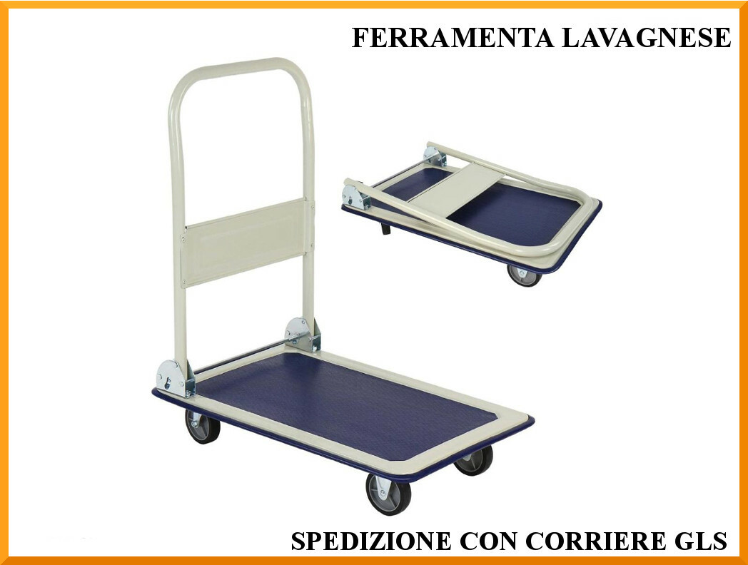 Vigor Carrello Giardino Acciaio 150kg | Pieghevole per Casa e Hobby