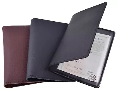 KFZ Schein Hülle aus Leder NEU Fahrzeugschein Mappe Ausweisetui EC Kartenhülle