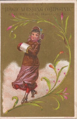 TRADE CARD - Hartford, CONNECTICUT - A. B. Fuller : Magic Washing Compound