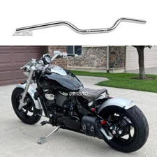 Motorcycle 1" Chrome Tracker Handlebars Drag Bars For Suzuki Boulevard C50 M50