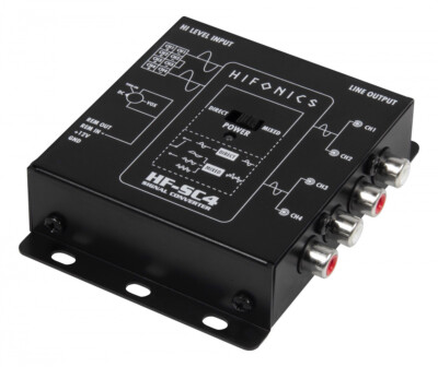 Hifonics HF-SC4  High Low Adapter Converter Cinch Adapter Lautsprecher Cinch Ada
