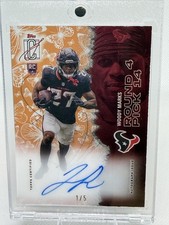 2025 Topps Signature Woody Marks Rookie Crystal Clear Auto On Card Monarch 1/5