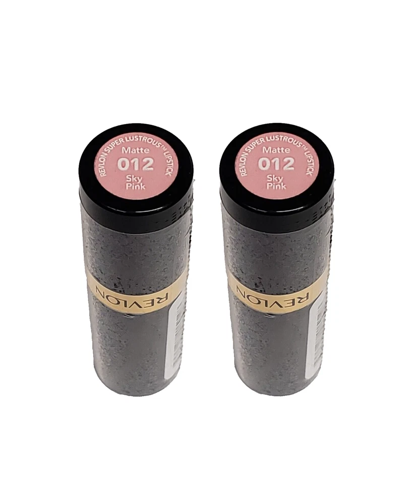 (2 Pack) Revlon Super Lustrous Lipstick Matte 012 Sky Pink - Image 2 of 2