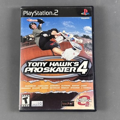Tony Hawk's Pro Skater 4 Sony PlayStation 2 PS2 Game & Case Tested