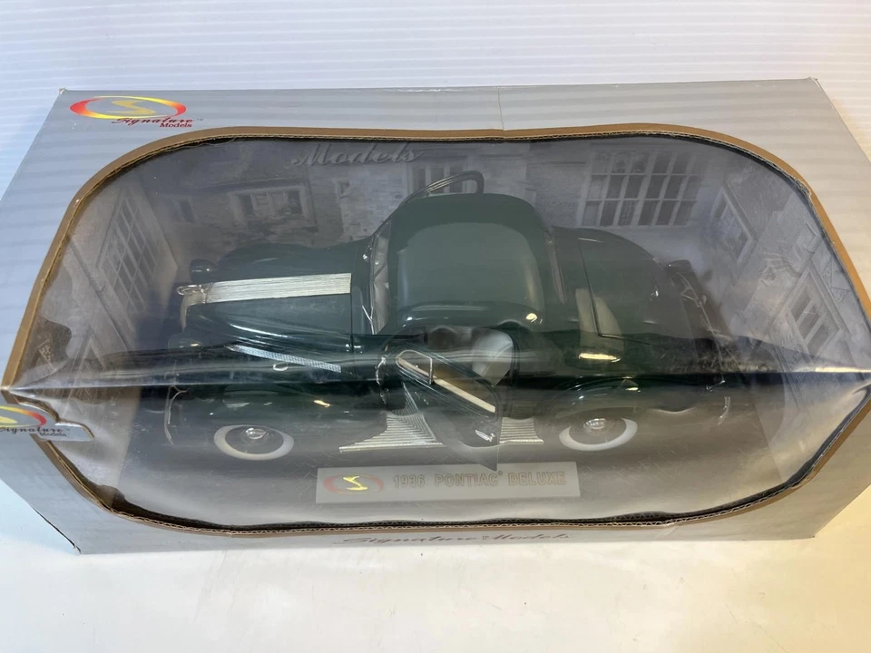 1936 Pontiac Deluxe Coupe Diecast Model Car: 1/18 Scale By Signature - Image 2 of 4