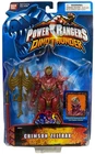Power Rangers Dino Thunder Crimson Zeltrax Vtg 2003 Action Figure NEW w Creasing