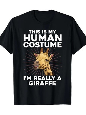 Cool Giraffe For Men Women Zoo Animal Lovers Safari Wildlife T-Shirt - 220g