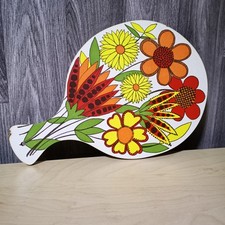 Taunton Vale Melamine Retro Vintage Flower Bouquet Chopping Serving Bread Board