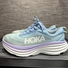 Hoka One One Bondi 8 1127952 ABSO Blue Running Shoes Sneakers Womens Size 8 B