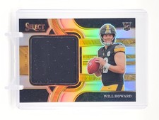 WILL HOWARD 2025 SELECT ROOKIE JUMBO PATCH SILVER PRIZM /149 STEELERS Q1867
