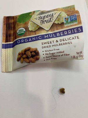 Delicious Soft Dried Mulberries - 5 Individual Packs, Sugar-Free Superfood Snack