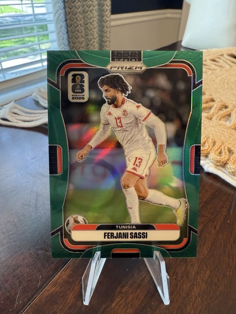 2026 Prizm World Cup Ferjani Sassi True Green /5 Tunsia SSP