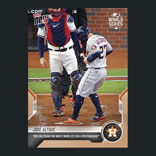 2021 Topps Now 1031 Jose Altuve