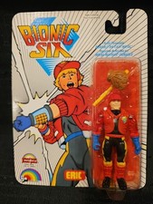 NEW 1986 MOC Vintage Bionic SIX 6 Eric Figure LJN Toys Diecast SEALED