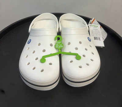 New Crocs Classic Clog White Casual Comfort Sandals Unisex 