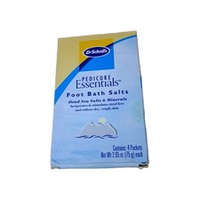 Dr. Scholl's Pedicure Essentials Foot Bath Salts Dead Sea Salts  Minerals 4 Pac