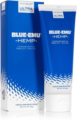 BLUE-EMU Ultra Hemp Arthritis Pain Relief Cream for Fast 3 Ounce (Pack of 1) 