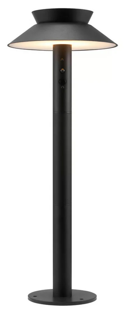 Outdoor Light Black Justina LED Solar Bollard IP44 PIR 600mm Nordlux 2418098003