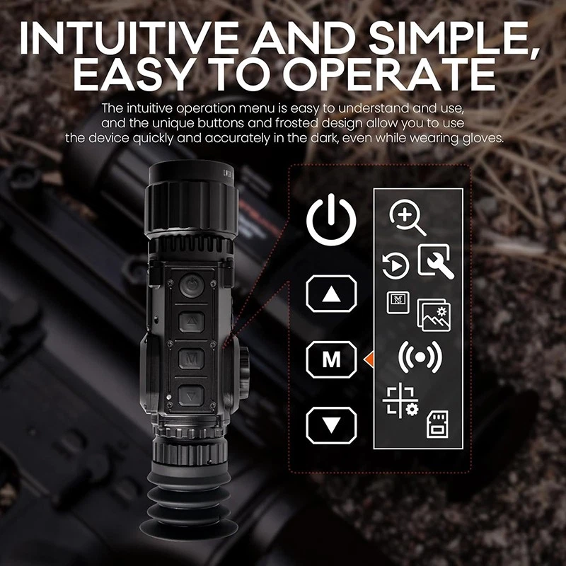 GTGUARD 384x288 50Hz 35mm Thermal Rifle Scope 1024x768, Micro-OLED - Image 3 of 4
