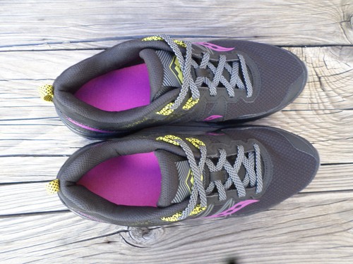 Saucony Excursion TR 14 Black Trail Running Shoes Women's 10.5 EUC - Picture 5 of 8