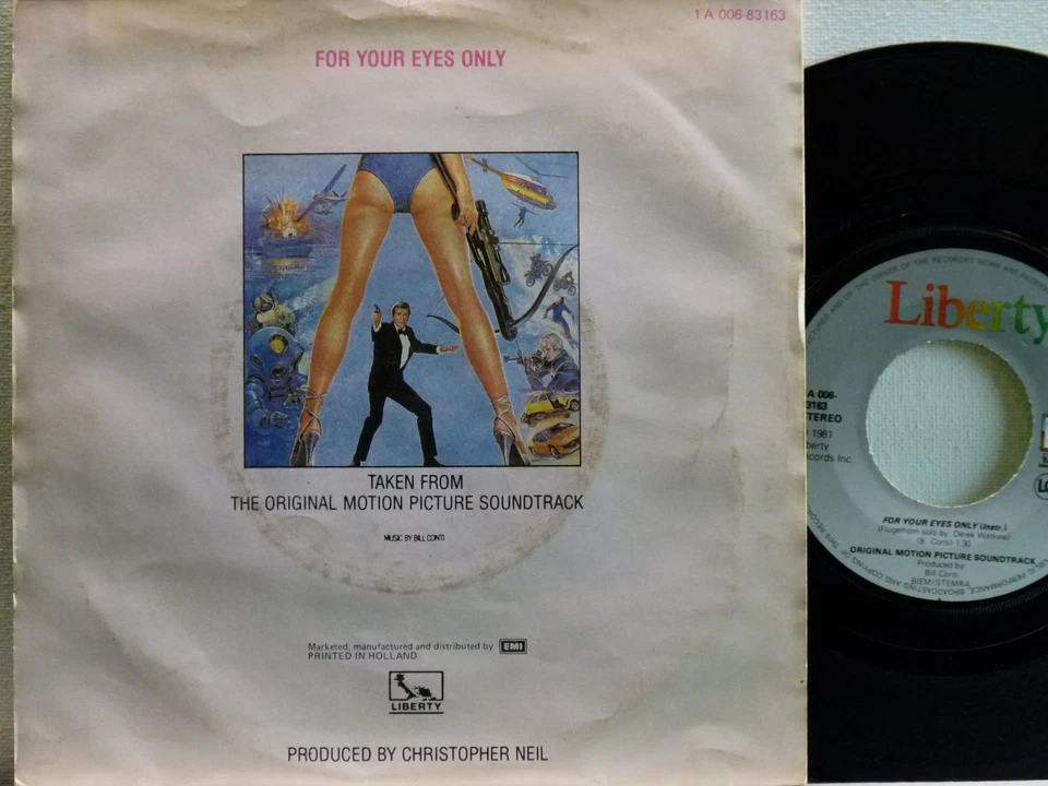 Sheena Easton -For Your Eyes Only / Instrumental  NL-1981  Liberty 1A 006-83 163 - Bild 2 von 2