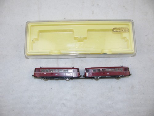 942| Minitrix Spur N 2980 - Schienenbus mit Beiwagen | Zustand: Gebraucht