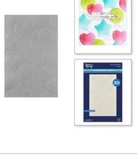 NEW Spellbinders Simon Hurley 3D Embossing Folder PARTY BALLOONS