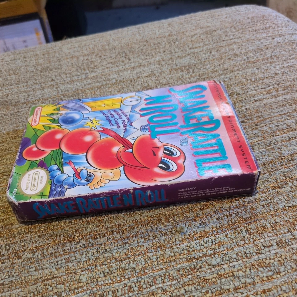 Snake Rattle 'n' Roll (Nintendo Entertainment System, 1991) CIB - tested - Image 3 of 4