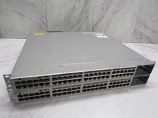 Lot of 2 Cisco WS-C3850-48F-L 48-Port PoE Network Switches TESTED