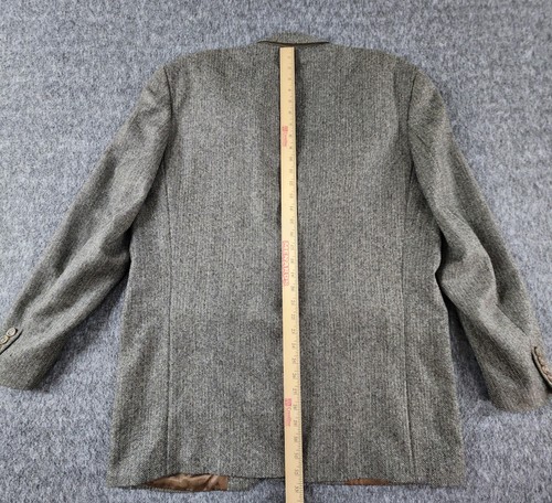 Giacca cappotto sportivo Chaps Ralph Lauren blazer uomo 44 lana alta spina di pesce Canada - Foto 17 di 19