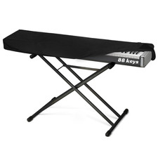 Piano Keyboard Dust Cover 88 Keys, Digital Electronic 88 key, Black