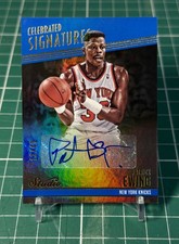 2016-17 Panini Celebrated Signatures Patrick Ewing New York Knicks Auto 12/49