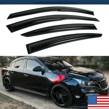 FOR 2011-2015 CHEVY Chevrolet CRUZE MUGEN WINDOW VISOR RAIN GUARD DEFLECTORS*