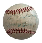 1961 New York Yankees Mickey Mantle Team Autographed Signed Baseball AMCo LOA