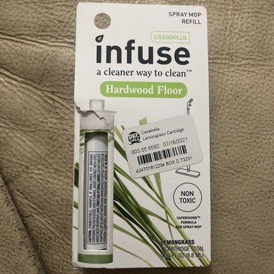 Casabella Infuse Hardwood Floor Cleaner Lemon Grass   .33 Fluid Oz. Concentrate