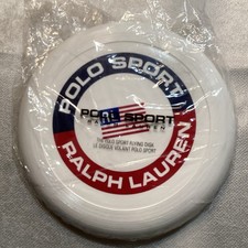 Polo Ralph Lauren Vintage 90s Frisbee Disc USA Red White Blue Polo Sport New Pkg